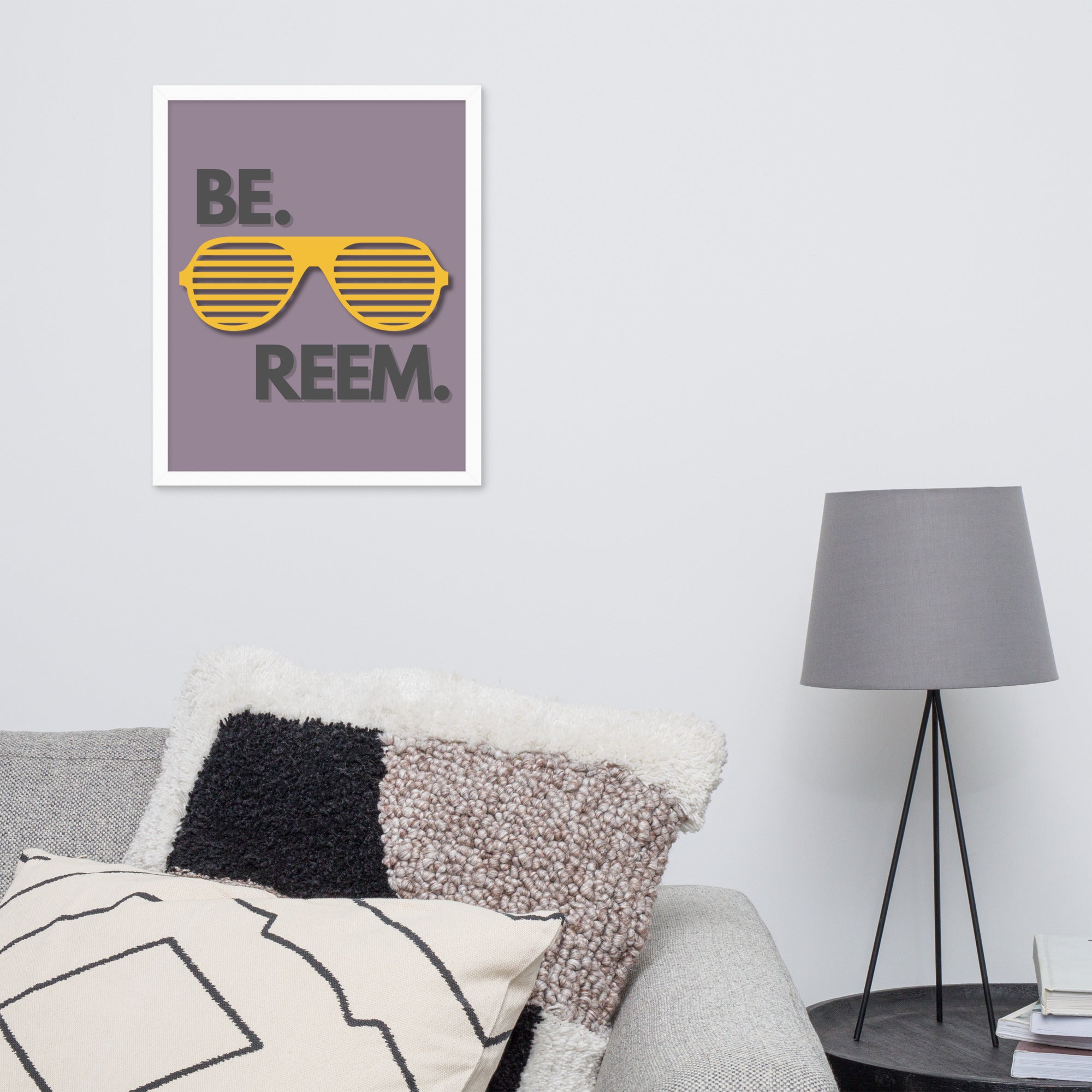 Be Reem Framed poster