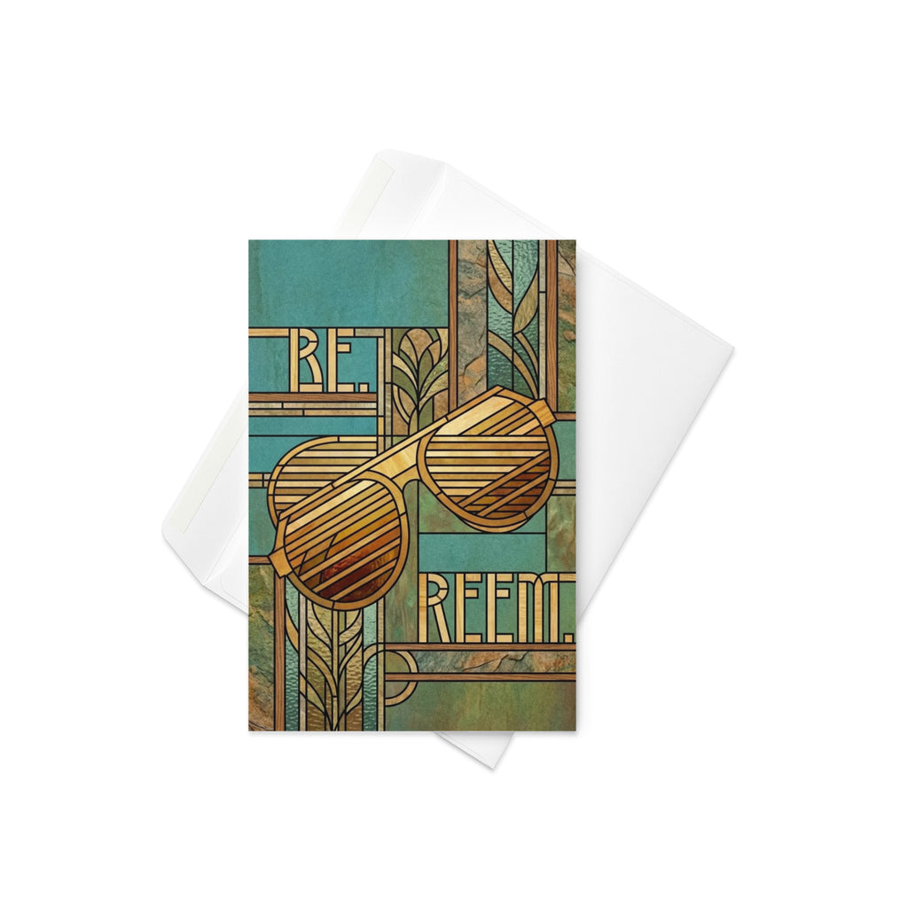 Be Reem Frank Lloyd Wright 4 x 6" Greeting card