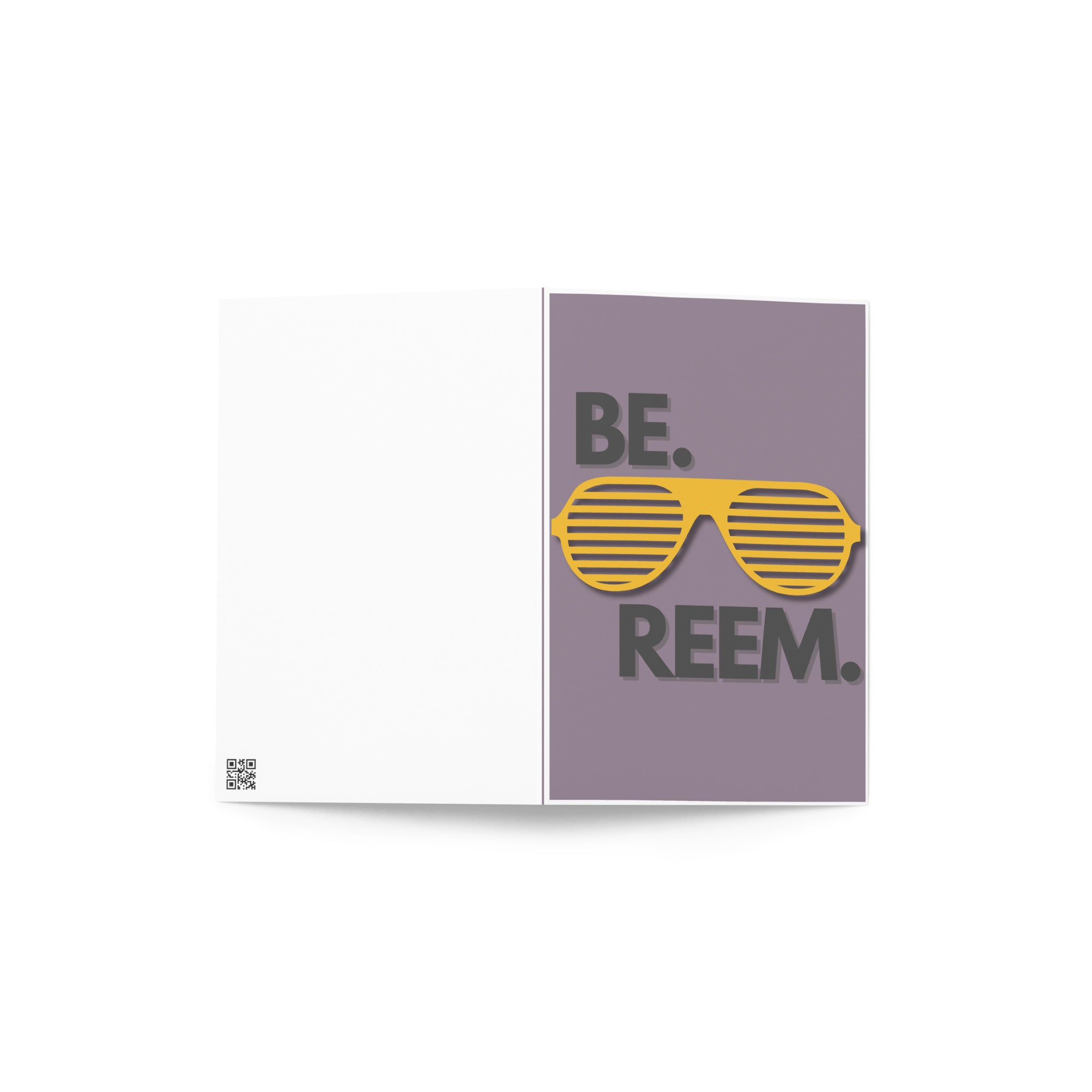 Be Reem Greeting card