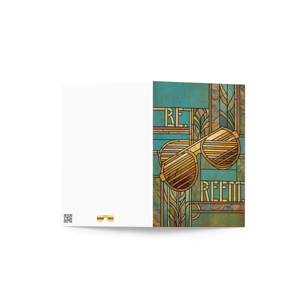 Be Reem Frank Lloyd Wright 4 x 6" Greeting card