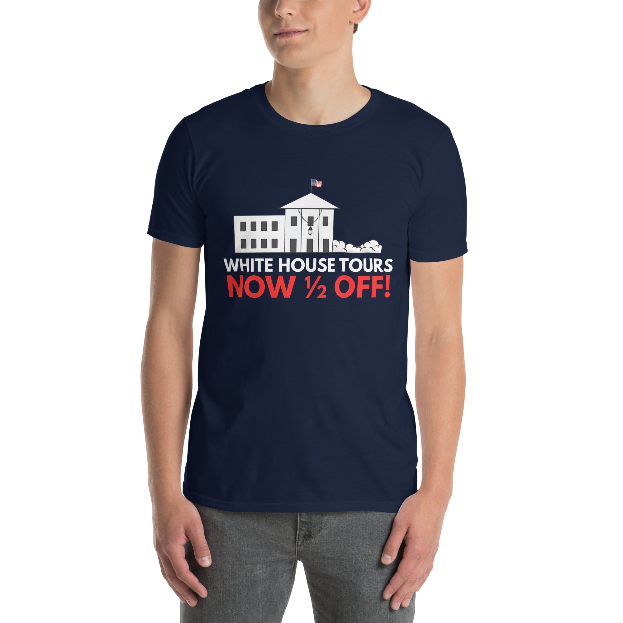 White House Tours Light Logo Short-Sleeve Unisex T-Shirt